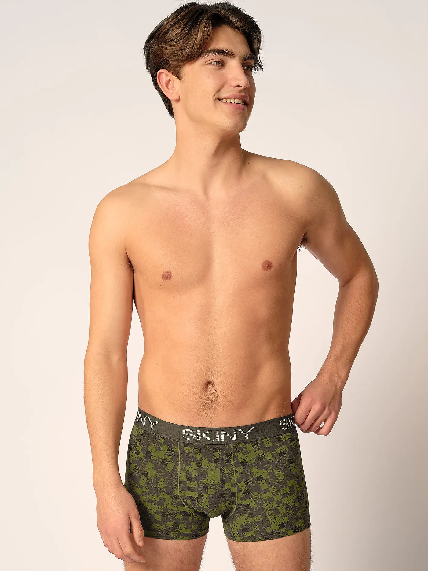 SKINY | Pants 2er Pkg. lapisblue stripes selection | grün